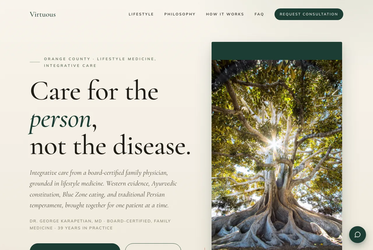 The Virtuous website, built and run by Daringly
